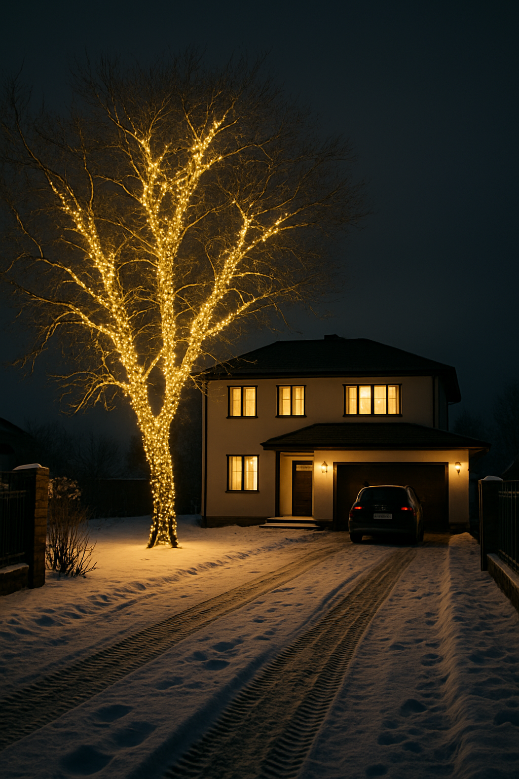 Комплект для украшения деревьев новогодними гирляндами